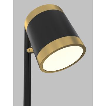 Wofi 8003-104S - LED Stmievateľná stolná lampa TOULOUSE LED/10W/230V čierna/zlatá