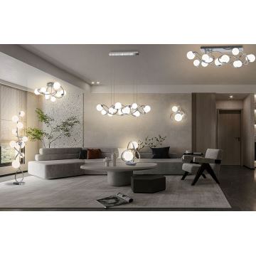 Wofi 9014-807 - LED Prisadený luster NANCY 8xG9/3,5W/230V lesklý chróm