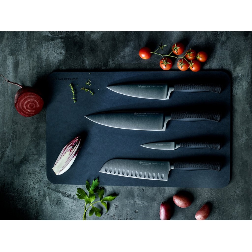 Wüsthof - Kuchynský nôž na zeleninu PERFORMER 9 cm čierna