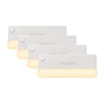 Yeelight - SADA 4x LED Osvetlenie nábytku so senzorom LED/0,15W/5V 2700K