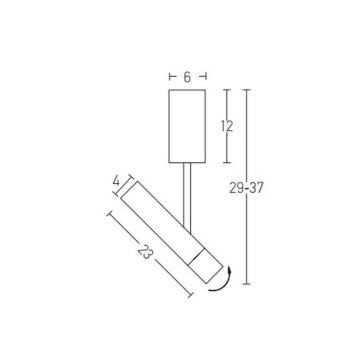 Zambelis 22028 - LED Luster na tyči LED/4W/230V