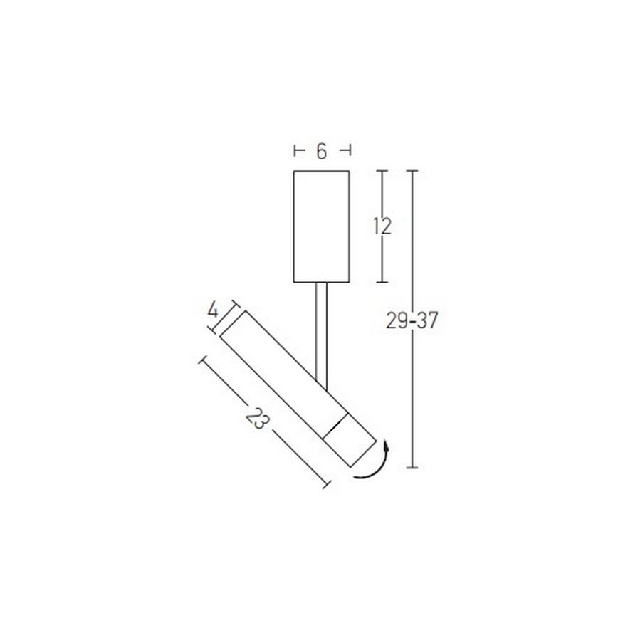 Zambelis 22028 - LED Luster na tyči LED/4W/230V