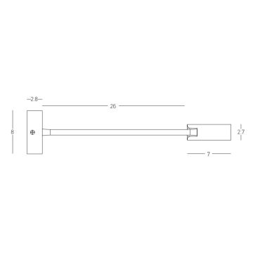 Zambelis 22049 - LED Flexibilná lampička LED/3W/230V CRI90 čierna