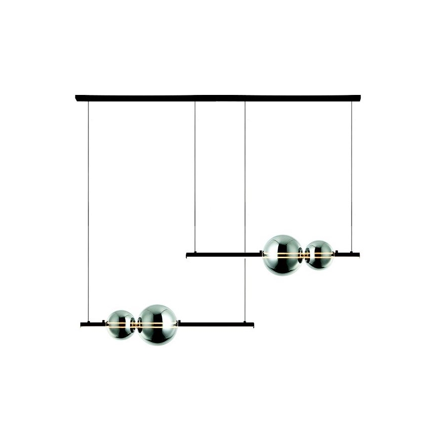 Zambelis 22234 - LED Stmievateľný luster na lanku LED/22W/230V čierna