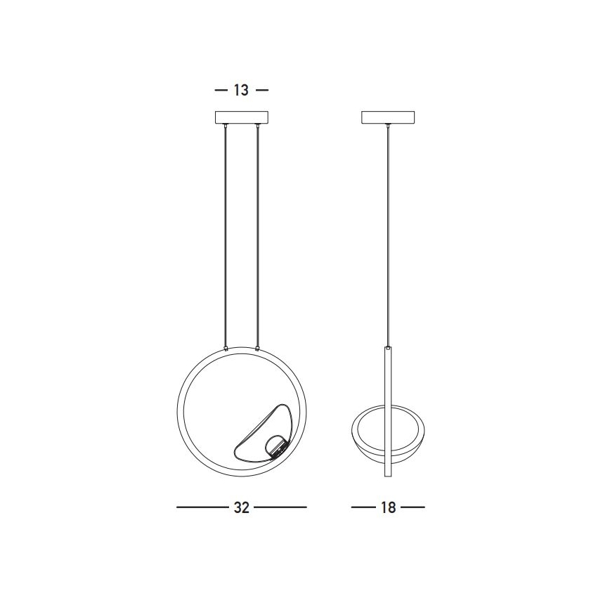 Zambelis 23028 - LED Stmievateľný luster na lanku LED/7W/230V 3000K zlatá