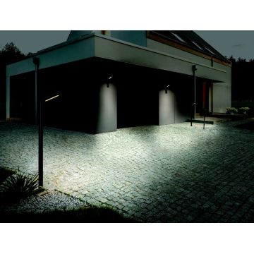 Zambelis E206 - LED Vonkajšia lampa LED/10W/230V IP54 antracit