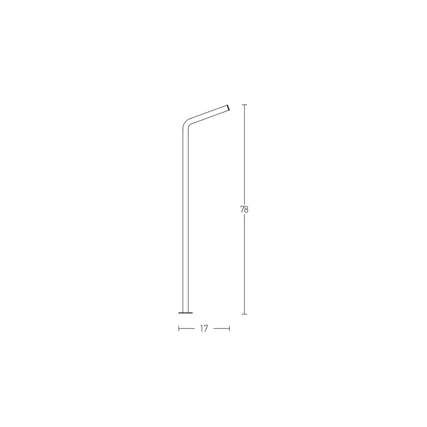 Zambelis E206 - LED Vonkajšia lampa LED/10W/230V IP54 antracit