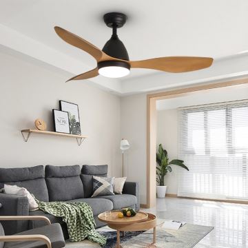 ZEVENTI - LED Stropný ventilátor MURO LED/18W/230V Wi-Fi Tuya + diaľkové ovládanie