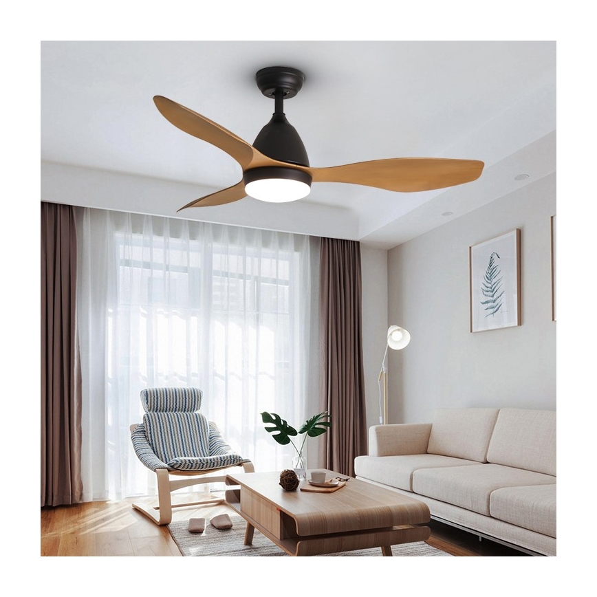 ZEVENTI - LED Stropný ventilátor MURO LED/18W/230V Wi-Fi Tuya + diaľkové ovládanie