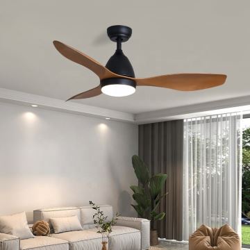 ZEVENTI - LED Stropný ventilátor MURO LED/18W/230V Wi-Fi Tuya + diaľkové ovládanie