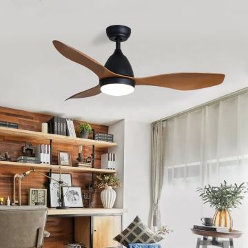 ZEVENTI - LED Stropný ventilátor MURO LED/18W/230V Wi-Fi Tuya + diaľkové ovládanie