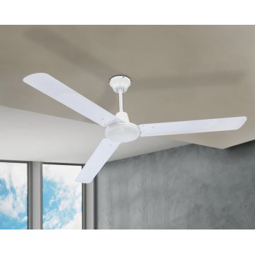 ZEVENTI - Stropný ventilátor TOFINO biela