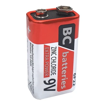 Zinkochloridová batéria 6F22 EXTRA POWER 9V