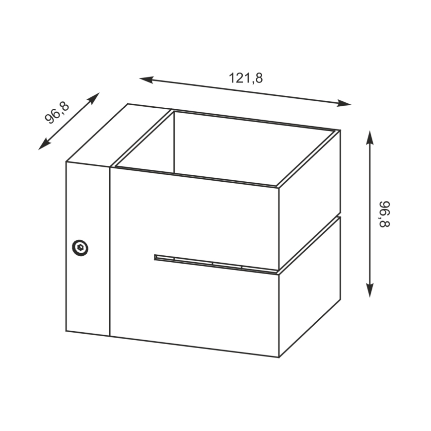 Zuma Line - Nástenné svietidlo 1xG9/40W/230V biela