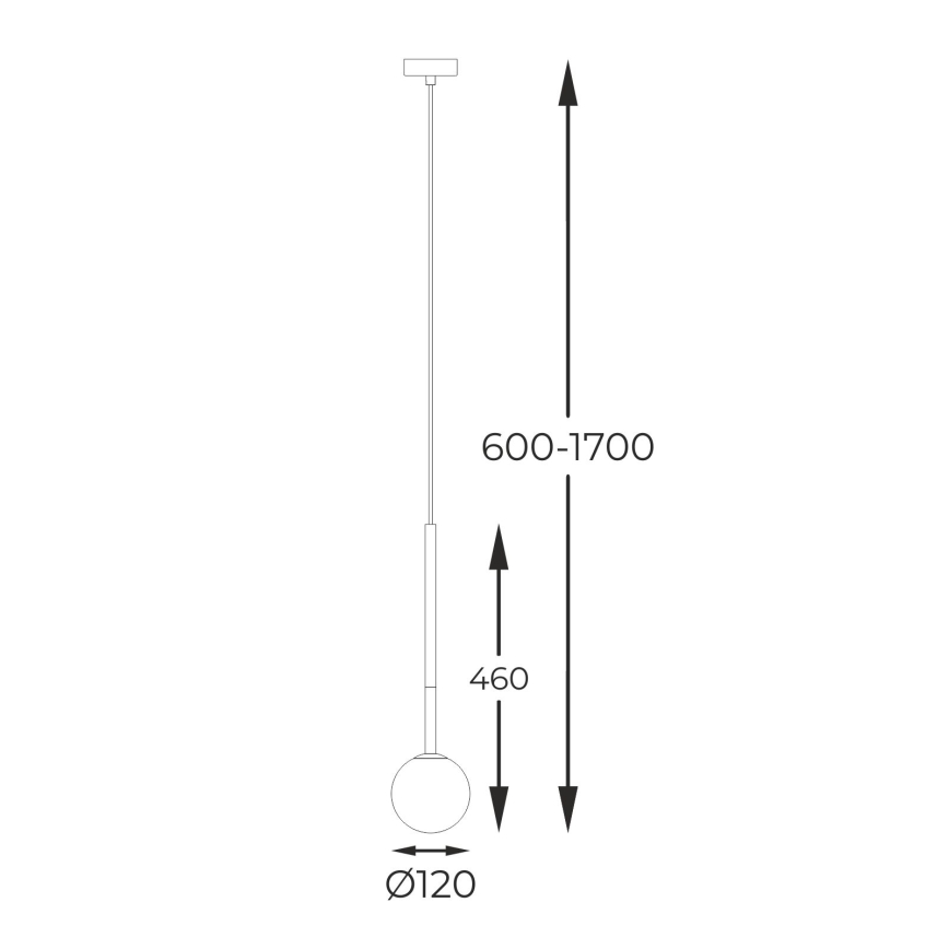 Zuma Line - Luster na lanku 1xG9/4W/230V zlatá