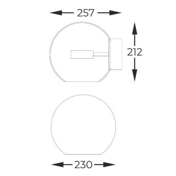 Zuma Line - LED Nástenné svietidlo LED/5W/230V zlatá