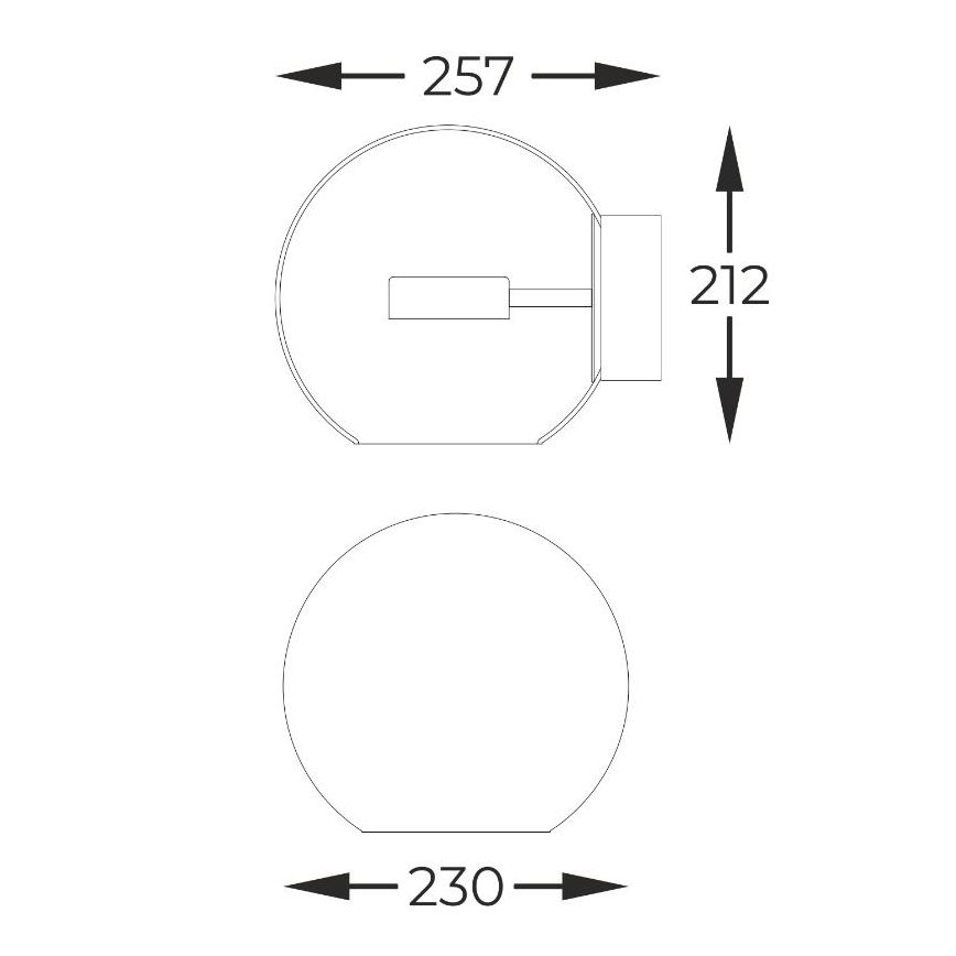 Zuma Line - LED Nástenné svietidlo LED/5W/230V zlatá